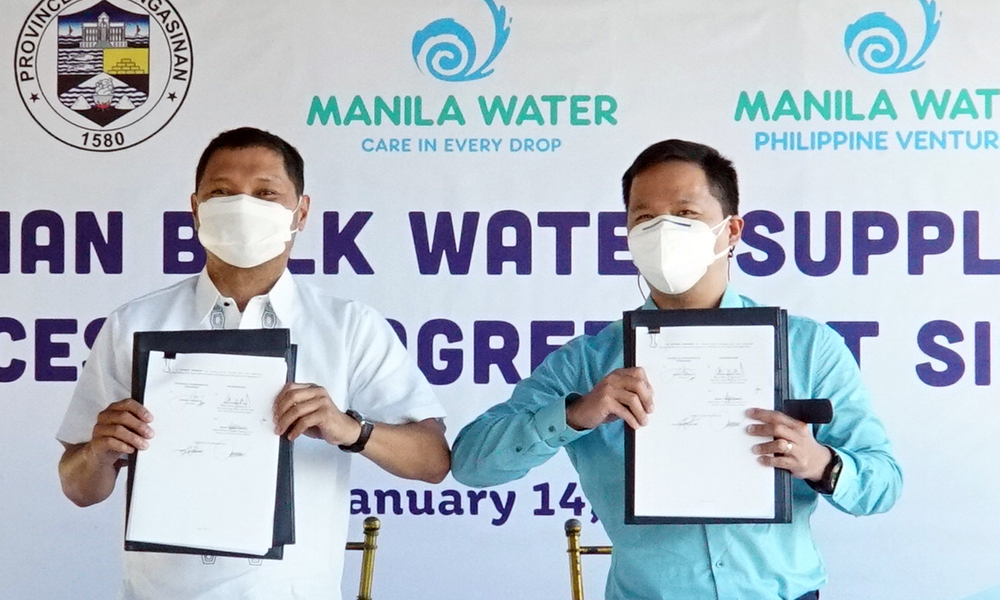 Manila Water to invest P8-Billion in Pangasinan for bulk water supply