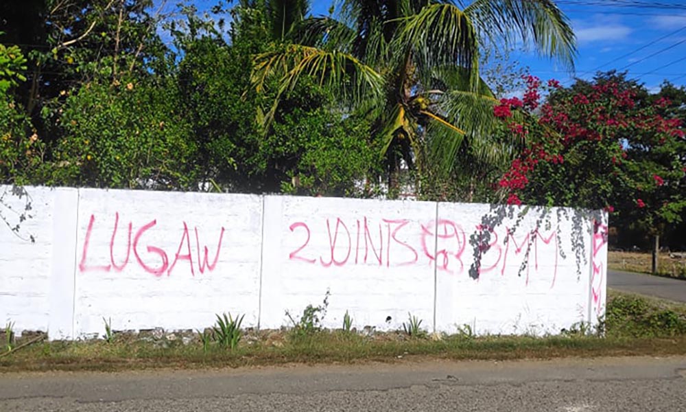 Wall for VP Leni’s mural in Burgos vandalized