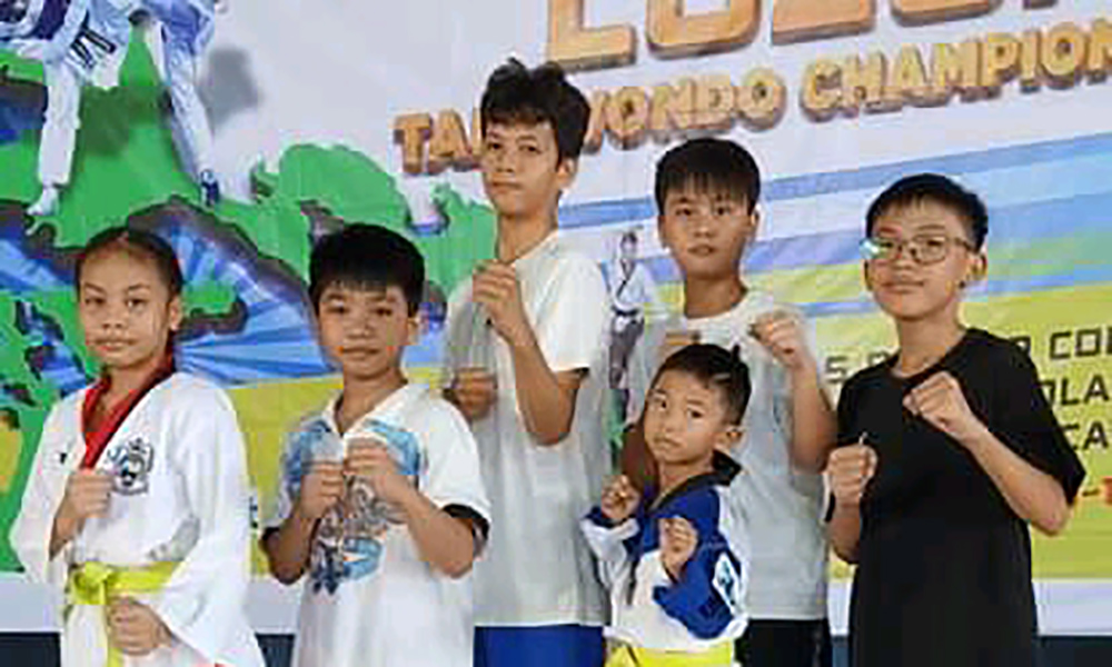 Dagupan Taekwondo jins bag 6 gold, 3 silver, 4 bronze in Luzon championship