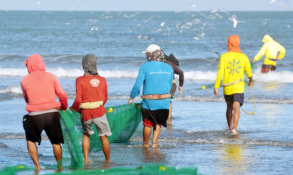 ALL IN A DAY’S WORK FROM THE SEA