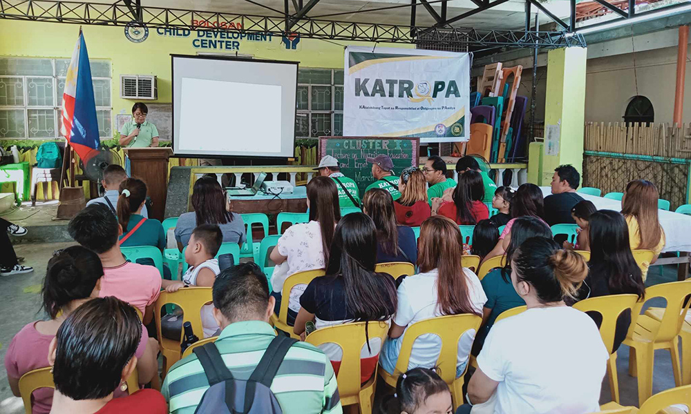 FAMILY PROGRAM LECTURES CONDUCTED IN BARANGAYS
