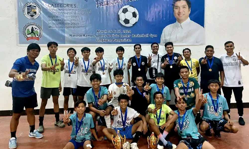 Five teams win in Gov. Ramon Guico III Futsal Cup