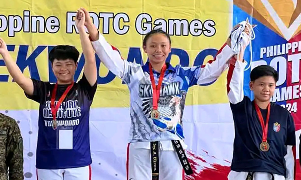 Dagupeña taekwondo jin captures gold in Luzon ROTC Games