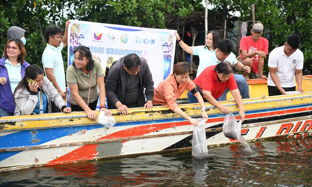 15,000 PIRASO NG HIGH-VALUE EELS (IGAT), PINAKAWALAN SA ILOG NG DAGUPAN