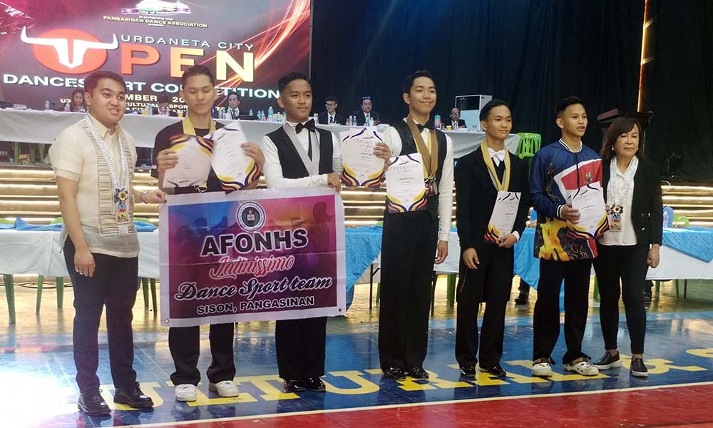 Sison shines in Urdaneta Dancesport competition